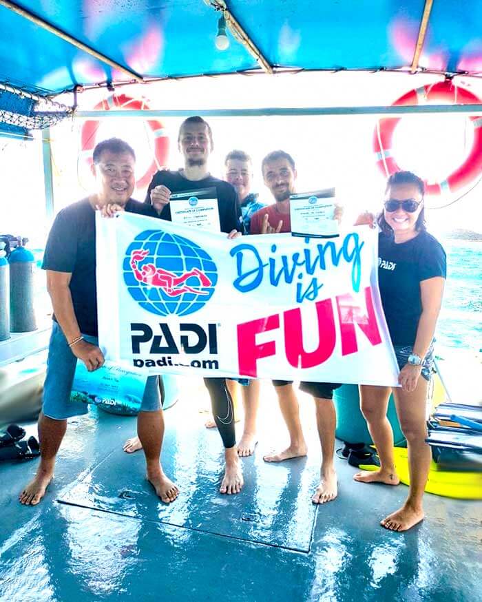 Diving is fun dive experience capture